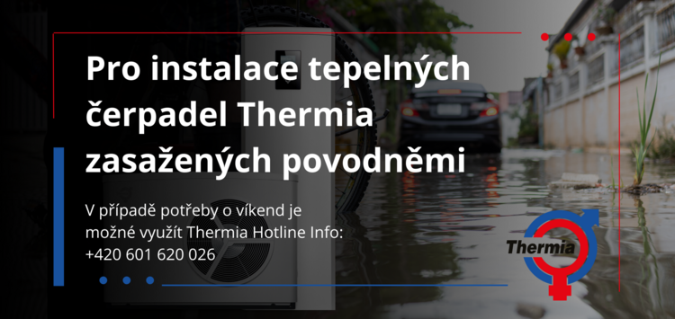 Pro Thermia tepelná čerpadla zasažena povodněmi