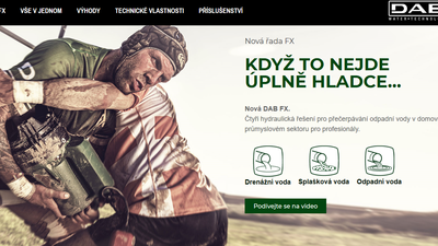 Nové microsite k čerpadlům řady FX a DTRON