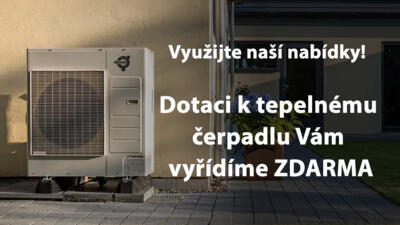 AKCE: Vyřízení dotace k tepelnému čerpadlu Thermia ZDARMA